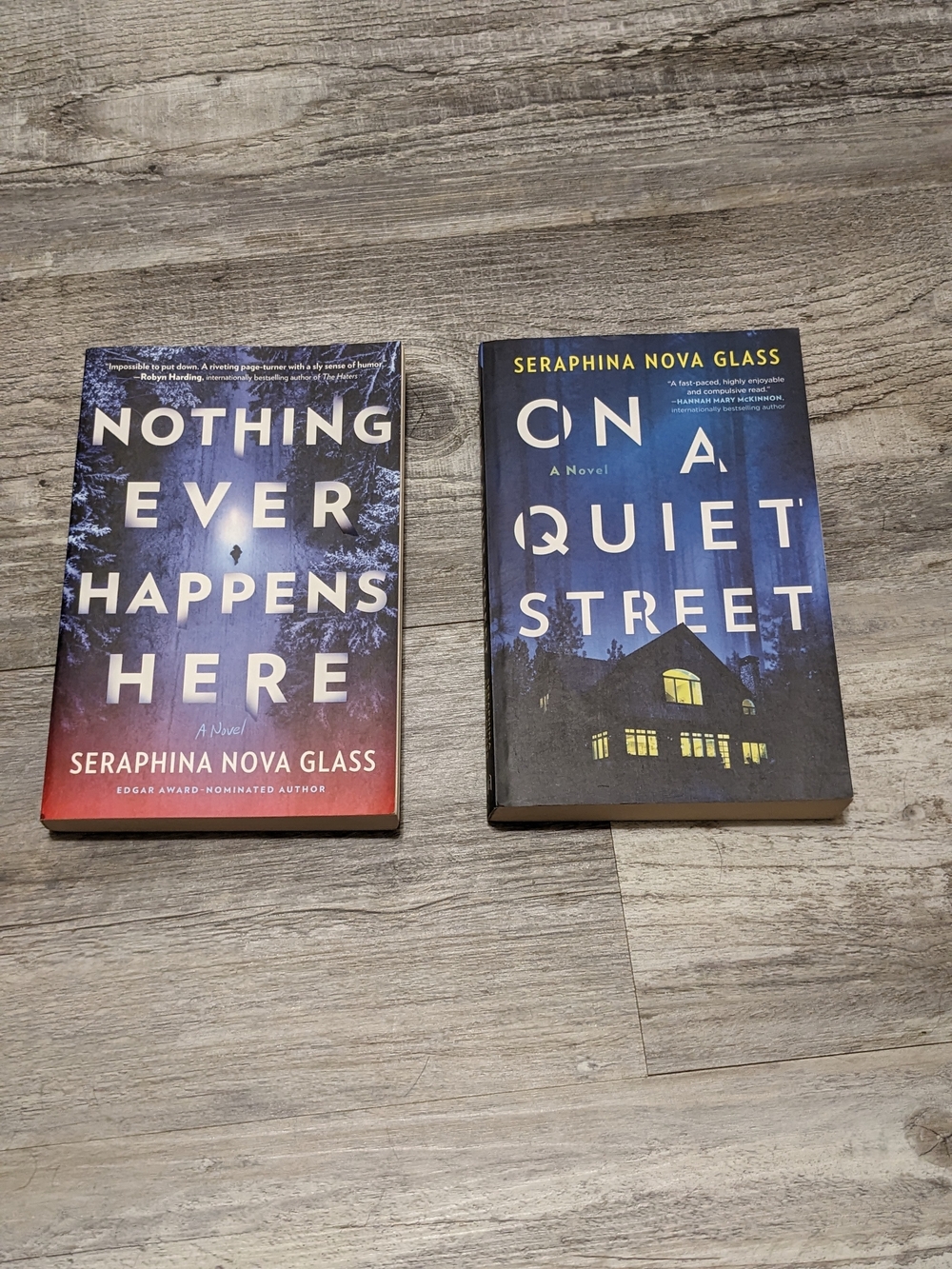 Set Of 2 Seraphina Nova Glass Books